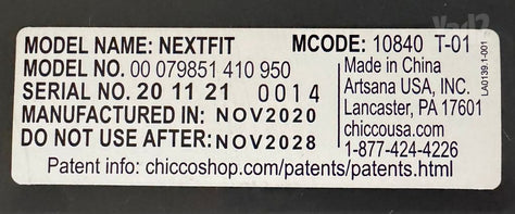כיסא בטיחות Chicco NextFit Zip