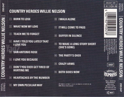 Willie Nelson Country Heroes