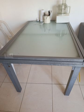 שולחן גינה נפתח