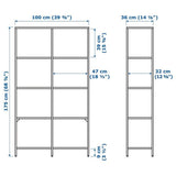 2 כונניות IKEA VITTSJÖ