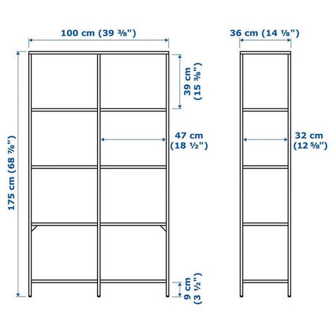 2 כונניות IKEA VITTSJÖ