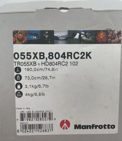 חצובת Manfrotto + ראש