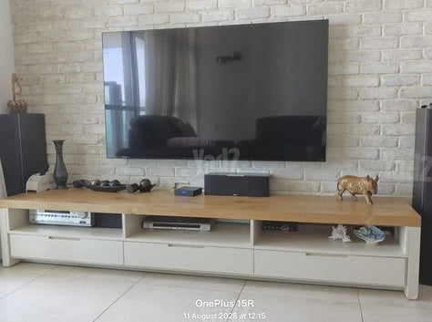 מזנון מעץ מלא 2.40 מ'