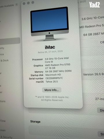 מחשב נייח iMac "27
