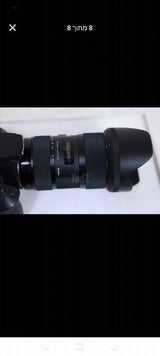 מצלמת canon ועדשת sigma