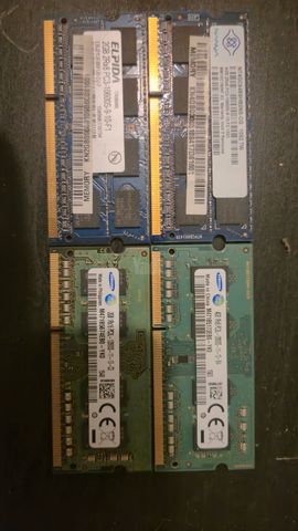 4 זיכרון RAM DDR3 סה"כ 12GB