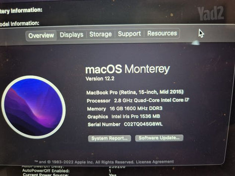 MacBook Pto 2015