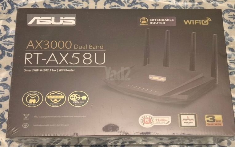 ראוטר "Asus AX3000" חדש