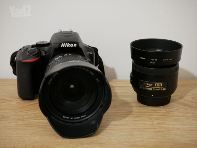 Nikon D3500 + שתי עדשות