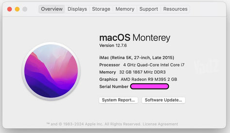 iMac 27 | 1TB | 32GB | i7