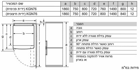 מקרר סימנס