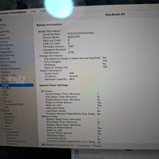 Macbook air 2020
