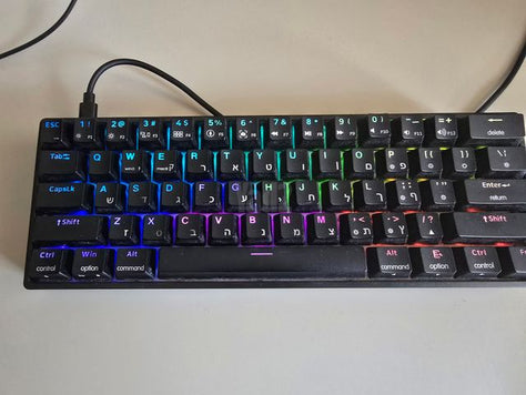 מקלדת skyloong sk61 rgb