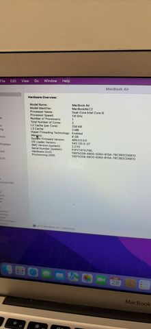 MacBook Air Intel i5 מקבוק