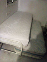 Hi-riser bed with mattresses