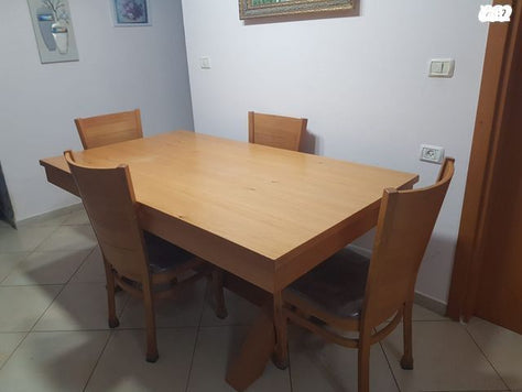 שולחן + 6 כסאות