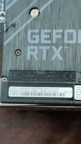 Palit RTX3070Ti Gaming Pro 8GB