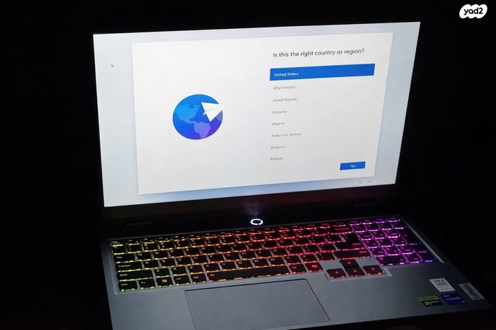 מחשב ניידLEN RTX3050 +מסך חינם