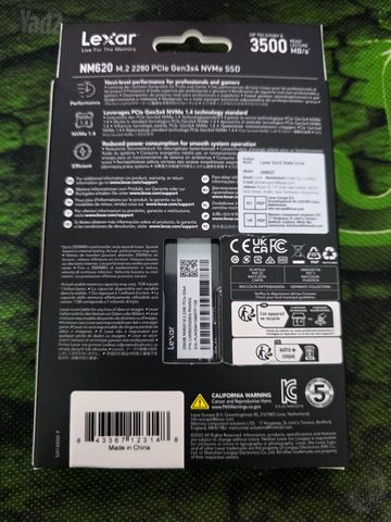 Lexar NM620 בנפח 256GB