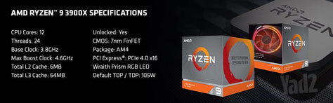 amd-ryzen-9-3900x מעבד