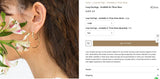 Shuna Loop Large 14K כמו חדש