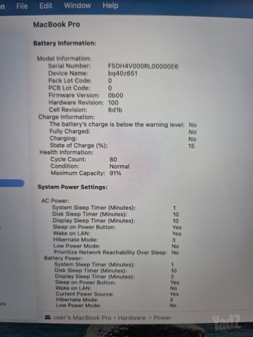 MacBook Pro M3 Pro 91% גמיש