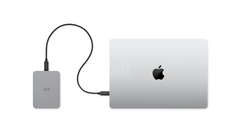 כונן חיצוני LaCie 2TB Type-C