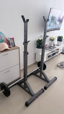 מוט ברזל עם צלחות