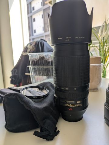עדשה NIKON 70-300 AF-S VR ED