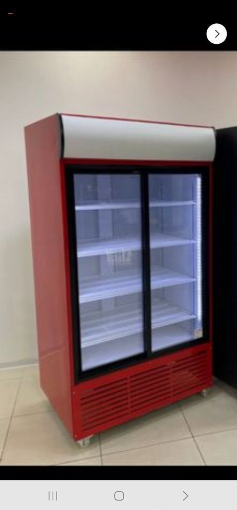 מקרר שתיה 2 דלתות הזזה