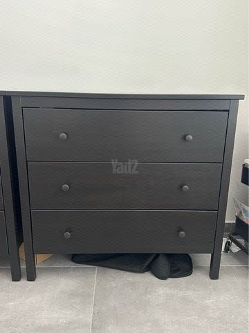 3-Drawer Chest x2
