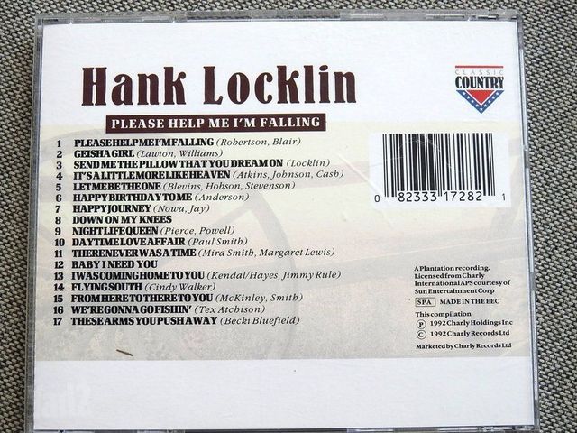 Hank Locklin Please Help Me I