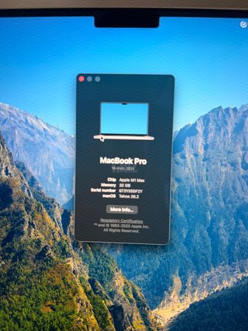 MacBook Pro 16" M1 Max