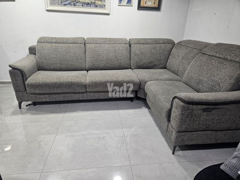 סלון נפתח +ריקליינר חשמלי