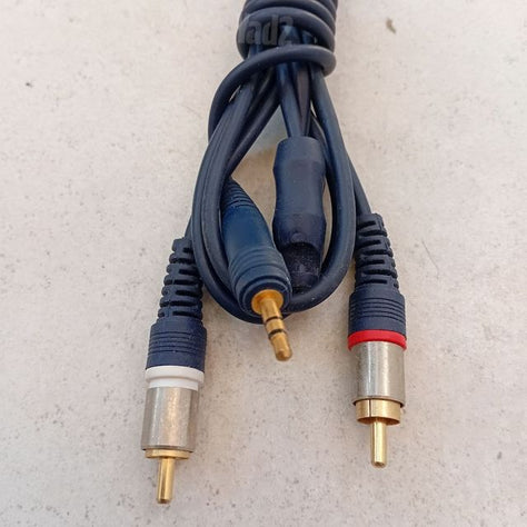 כבל שמע 3.5 RCA מ"מ ל2