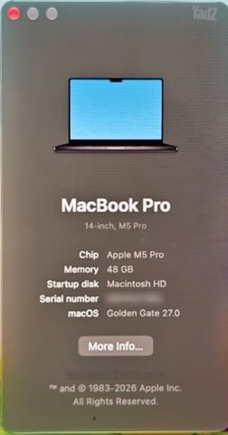 MacBook Pro 14 M5 Pro 48GB 1TB