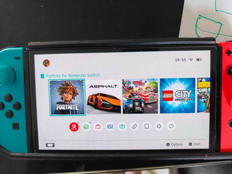 Nintendo switch oled עם משחקים
