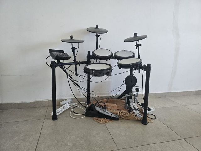 עם מגבר Alesis nitro max