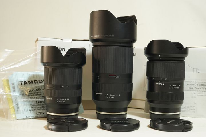 עדשותTAMRON17-28 28-25 70-180