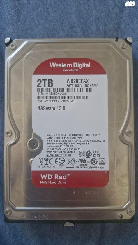 WD 2TB Red NAS HD
