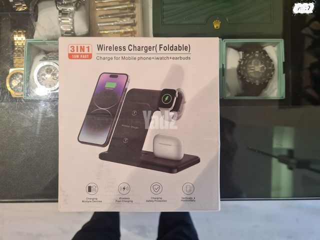 מטען אלחוטי 3 ב 1