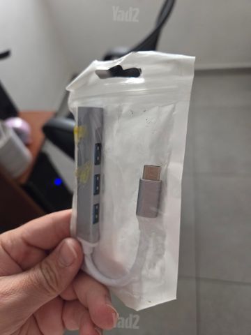 מפצל USB בחיבור TYPE C