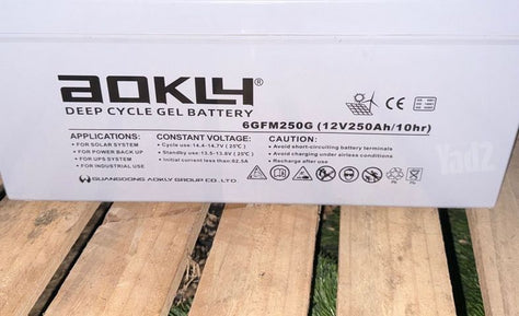 מצבר AOKLY 250Ah 12V