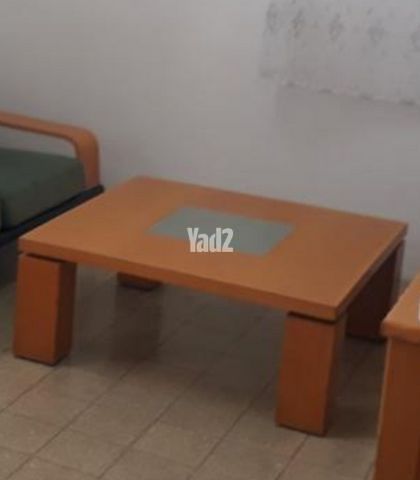 שולחן סלון צבע עץ טבעי
