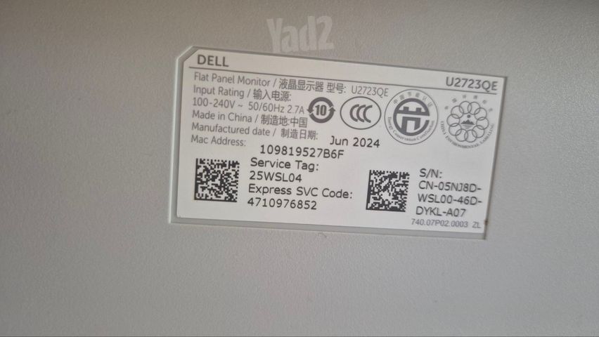 Dell UltraSharp27  U2723QE