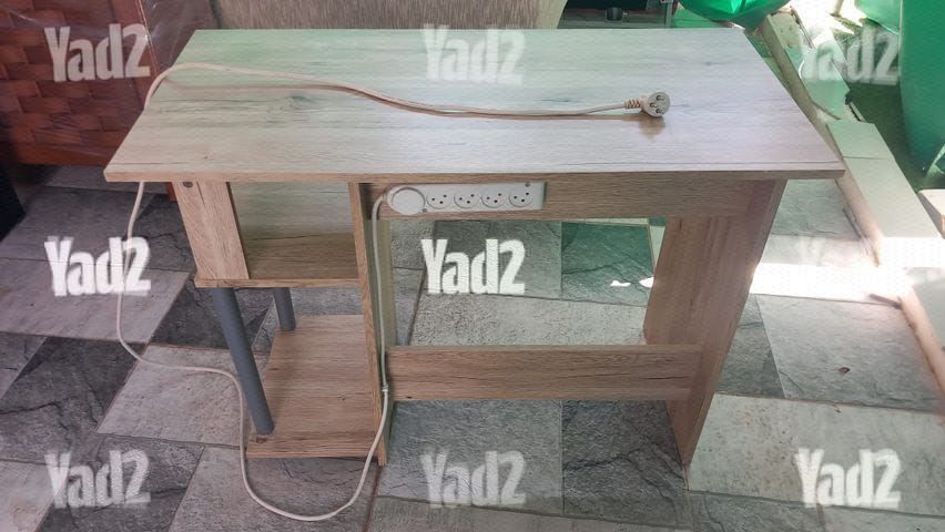 שולחן מחשב עם כבל מאריך+4יציאו