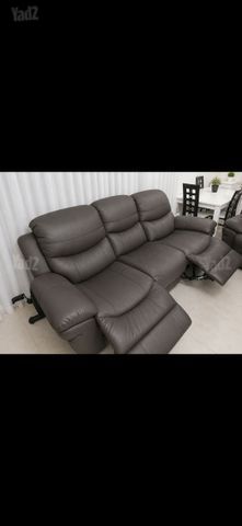 ספות 2+3 עור אמיתי