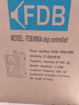 זוג רמקולים מוגבר 800 rms