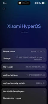 פלאפון Xiaomi 15T pro 512 16gb