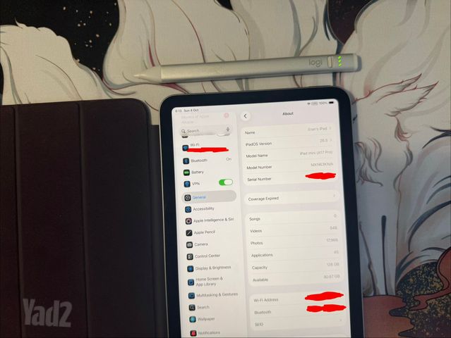 iPad mini 7 128GB + עט